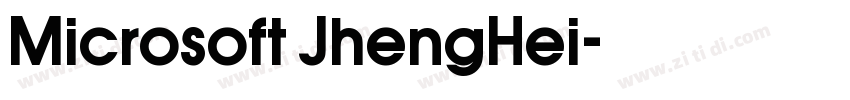 Microsoft JhengHei字体转换
